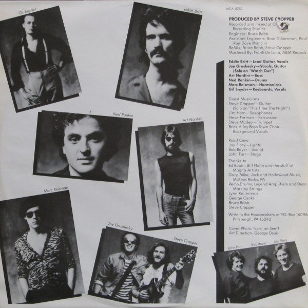 Iron City Houserockers : Blood On The Bricks (LP, Album)