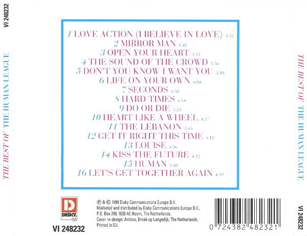The Human League : The Best Of (CD, Comp)