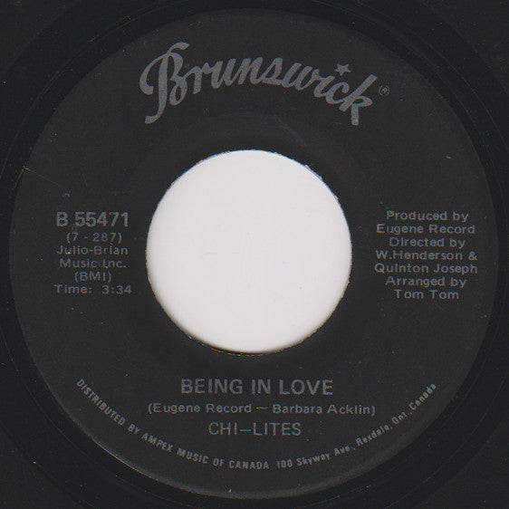The Chi-Lites : Oh Girl (7", Single)