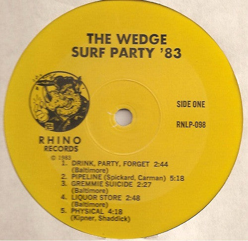 The Wedge : Surf Party '83 (LP, Album)