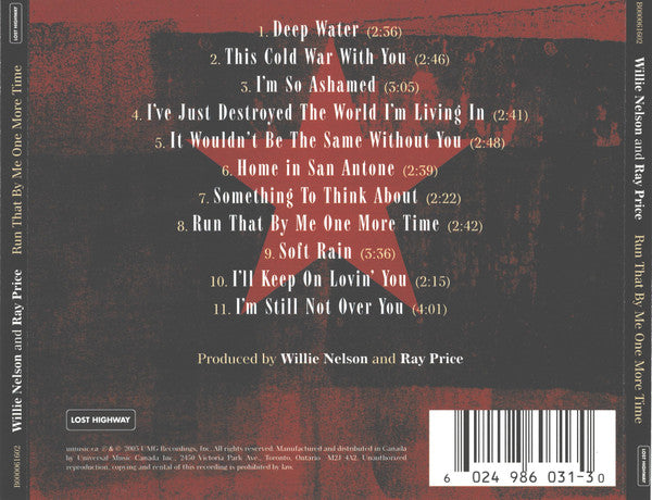 Willie Nelson And Ray Price : Run That By Me One More Time (HDCD, Album)