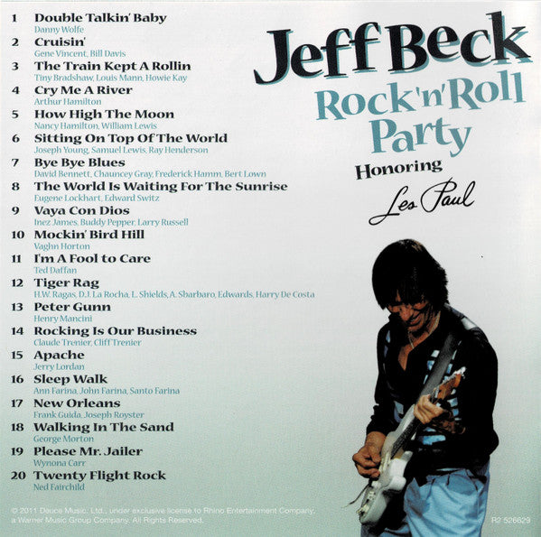 Jeff Beck : Rock 'n' Roll Party (Honoring Les Paul) (CD, Album)
