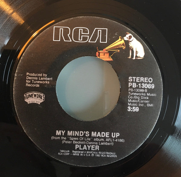 Player (4) : Thank You For The Use Of Your Love / My Mind's Made Up (7", Single)