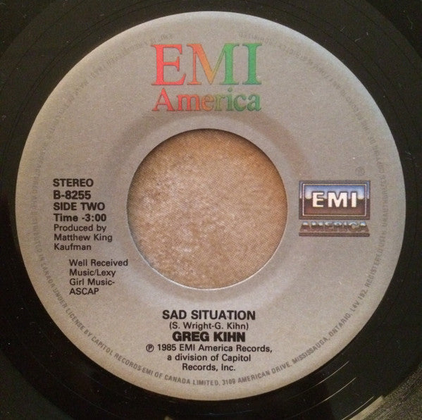 Greg Kihn : Lucky / Sad Situation (7", Single)