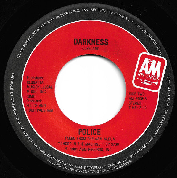 Police* : Secret Journey (7", Single)
