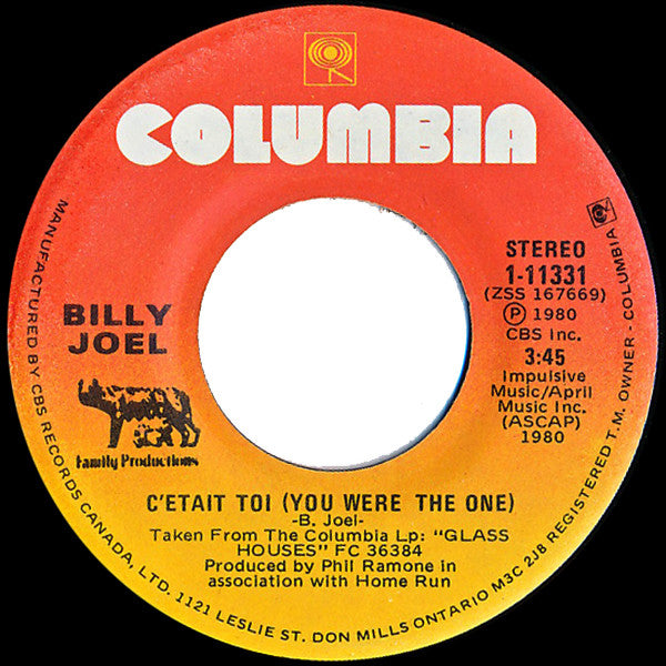 Billy Joel : Don't Ask Me Why (7", Single)