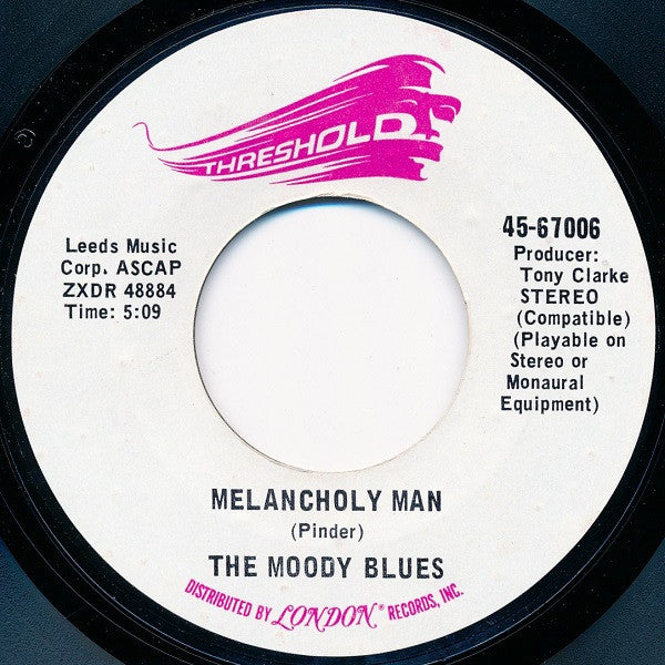 The Moody Blues : The Story In Your Eyes / Melancholy Man (7", Single, She)