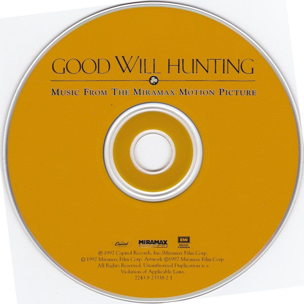Various : Good Will Hunting (Music From The Miramax Motion Picture) (CD, Comp)