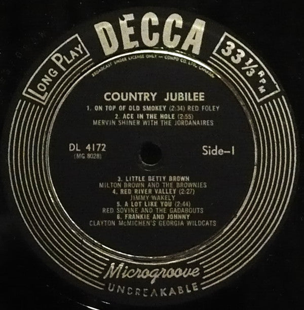 Various : Country Jubilee (LP, Comp, Mono)
