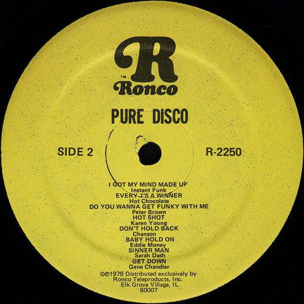 Various : Pure Disco (LP, Comp, P/Mixed)