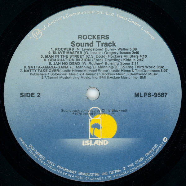 Various : Rockers (The Original Soundtrack From The Film) (LP, Comp)
