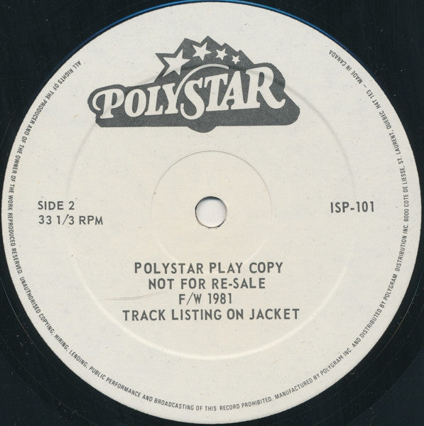 Various : In Store Play Copy - Fall/Winter 1981 - Starburst Collection (LP, Smplr)