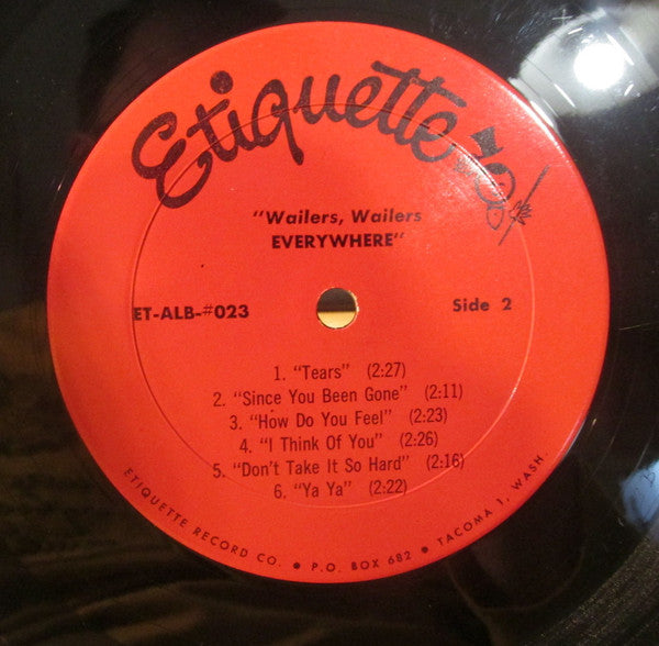 The Wailers (2) : Wailers Wailers Everywhere (LP, Album, Mono)