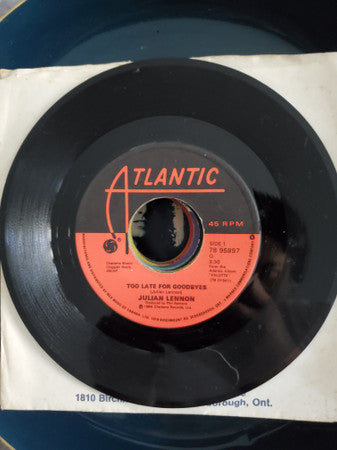 Julian Lennon : Too Late For Goodbyes (7", Promo)