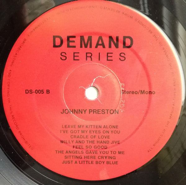 Johnny Preston : Come Rock With Me (LP, Comp, RE)