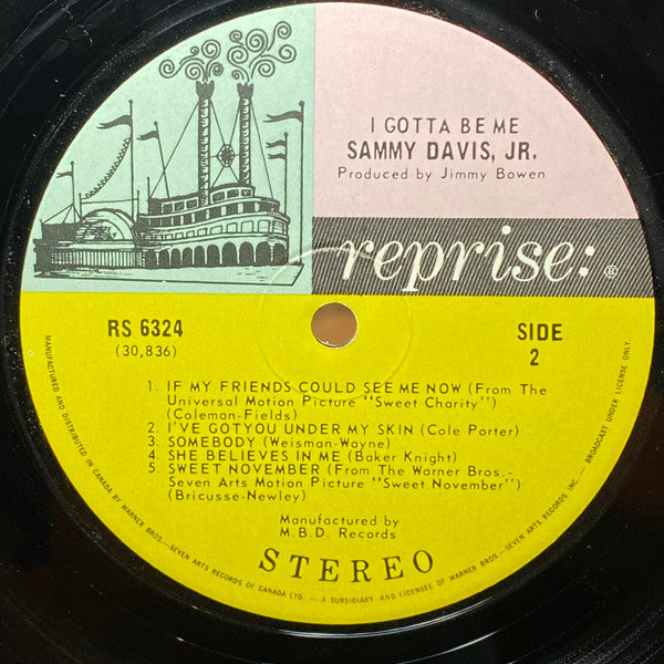 Sammy Davis Jr. : I Gotta Be Me (LP)