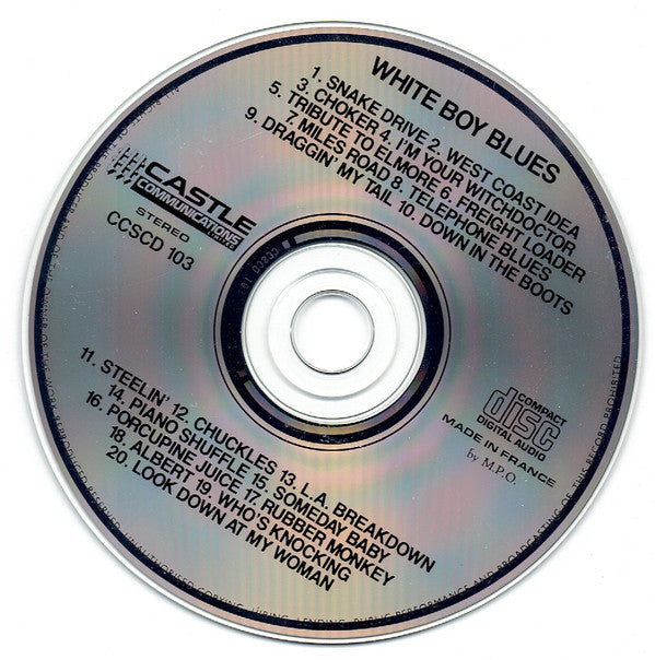 Various : White Boy Blues (CD, Comp)
