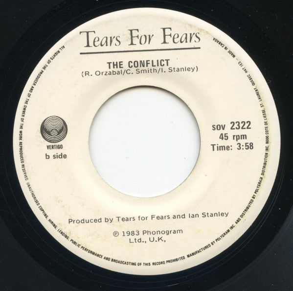 Tears For Fears : Change (7", Single)