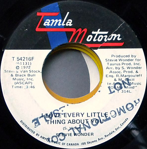 Stevie Wonder : Superwoman (Where Were You When I Needed You) / I Love Every Little Thing About You/ (7", Single)