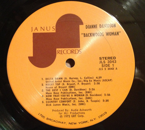 Dianne Davidson : Backwoods Woman (LP, Album)