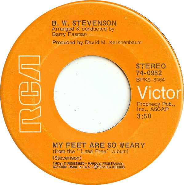B.W. Stevenson : Shambala (7")