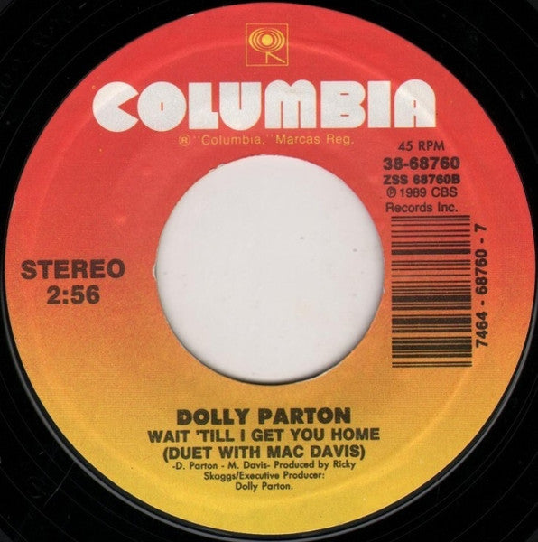 Dolly Parton : Why'd You Come In Here Lookin' Like That (7", Single, Car)