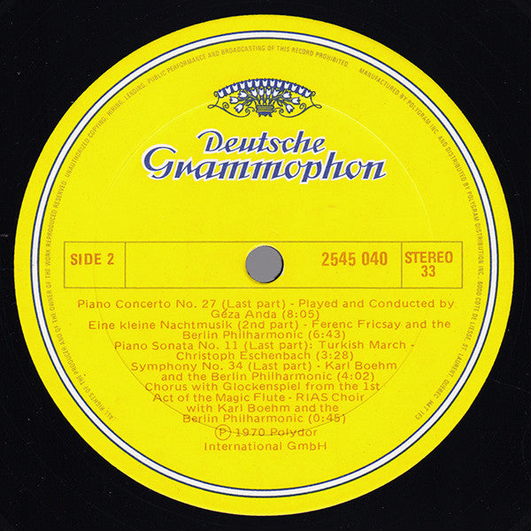 Wolfgang Amadeus Mozart : Festival Of Hits (LP, Comp)