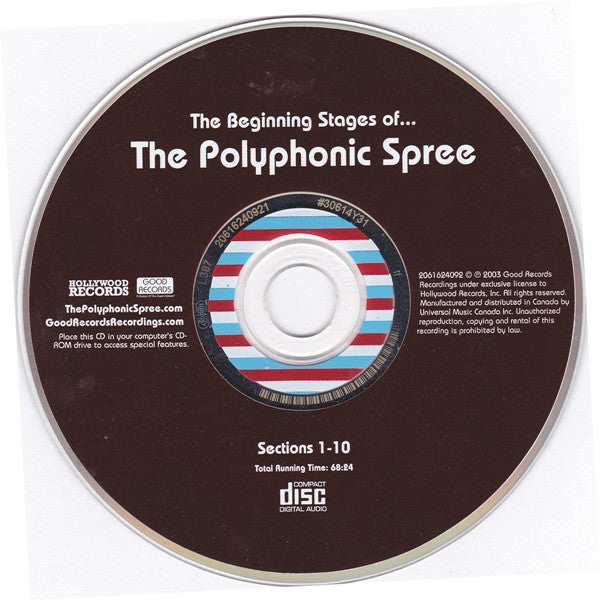 The Polyphonic Spree : The Beginning Stages Of... (CD, Album)