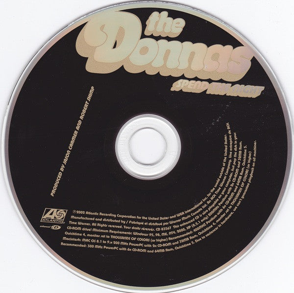 The Donnas : Spend The Night (CD, Album, Enh)