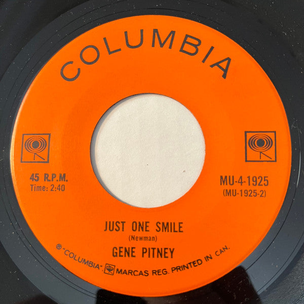 Gene Pitney : Looking Through The Eyes Of Love /Just One Smile (7", Single)