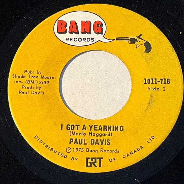 Paul Davis (3) : Keep Our Love Alive / I Got A Yearning (7", Single)
