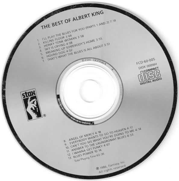 Albert King : The Best Of Albert King (CD, Comp, RM)