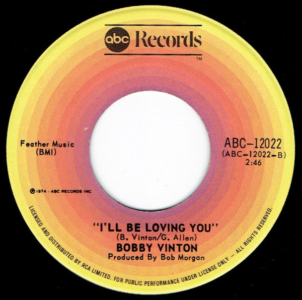 Bobby Vinton : My Melody Of Love (7", Single)