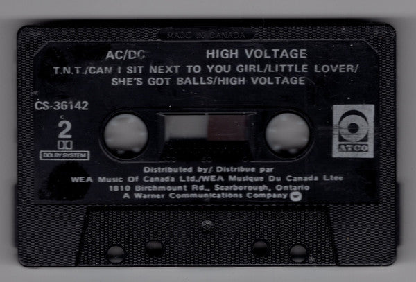 AC/DC : High Voltage (Cass, Album, RE, Dol)