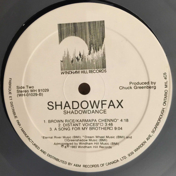 Shadowfax : Shadowdance (LP, Album)