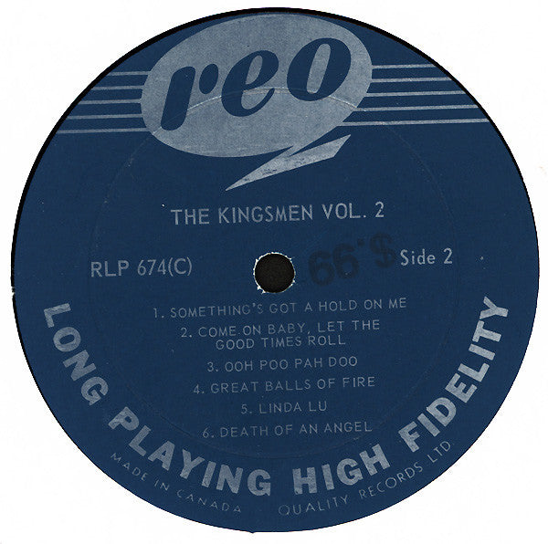 The Kingsmen : Volume 2 (LP, Album, Mono)