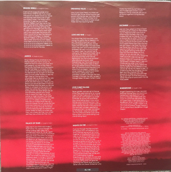 Robert Vaughn And The Shadows (5) : Love And War (LP, Album)