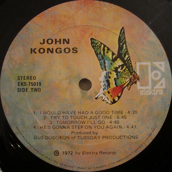 John Kongos : Kongos (LP, Album)