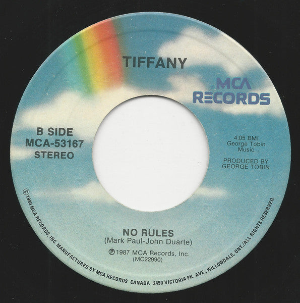 Tiffany : I Think We're Alone Now (7", Single)