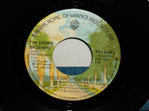 The Doobie Brothers : Little Darling (I Need You) (7", Single)