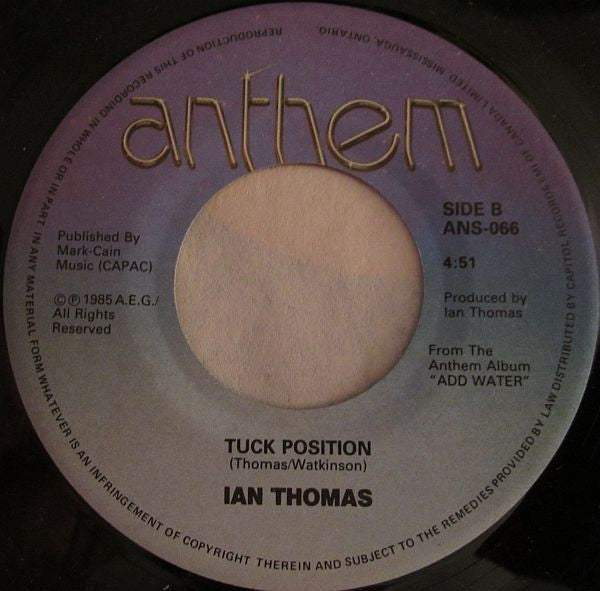 Ian Thomas (2) : Endless Emotion / Tuck Position (7", Single)