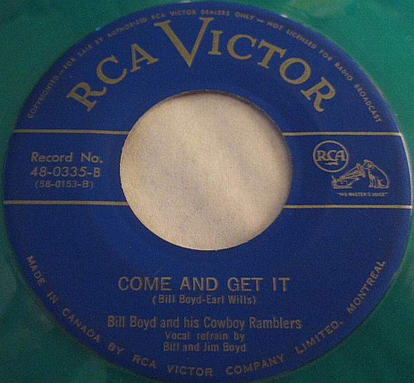 Bill Boyd And His Cowboy Ramblers : Red River Rag (7", Single, Cle)