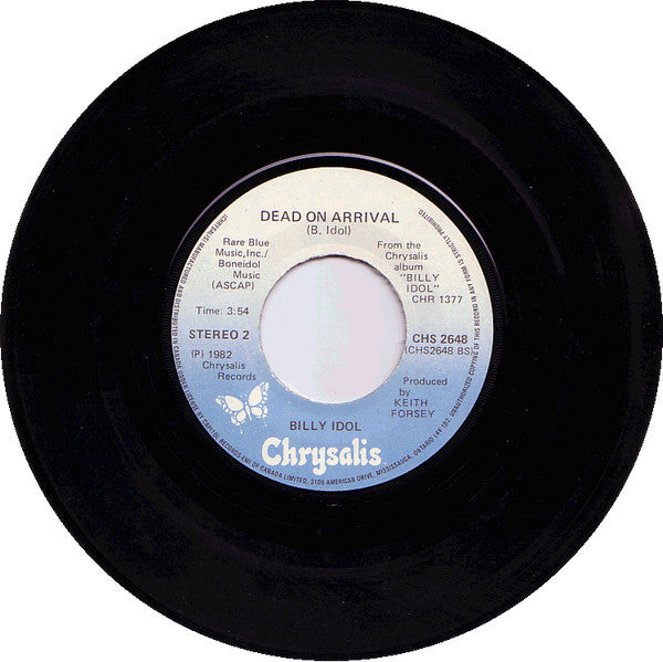 Billy Idol : White Wedding (7", Single)
