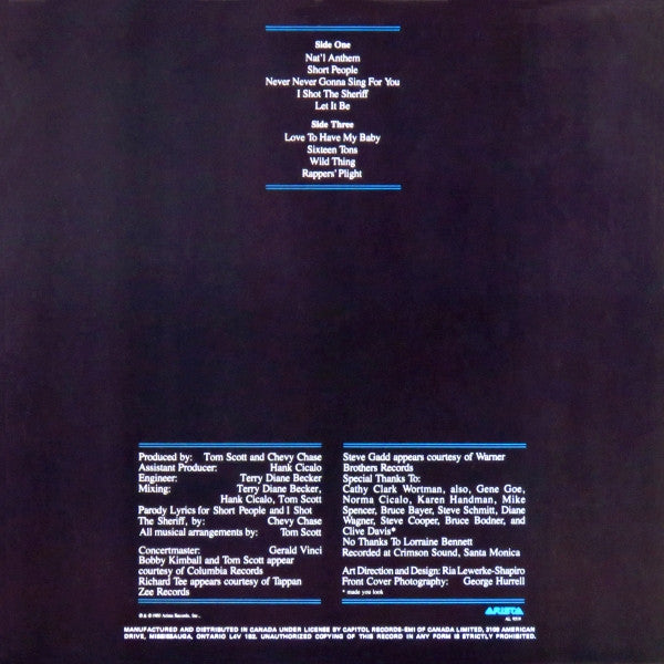 Chevy Chase : Chevy Chase (LP, Album)