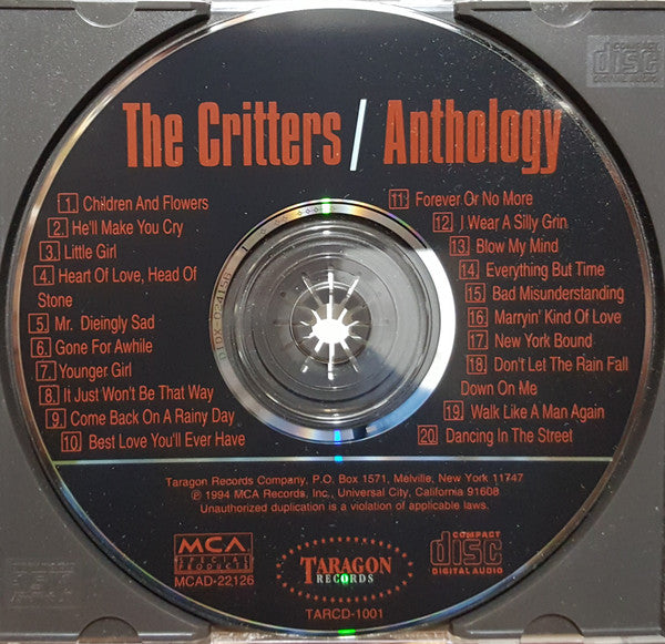 The Critters : Anthology: The Complete Kapp Recordings, 1965-1967 (CD, Comp)