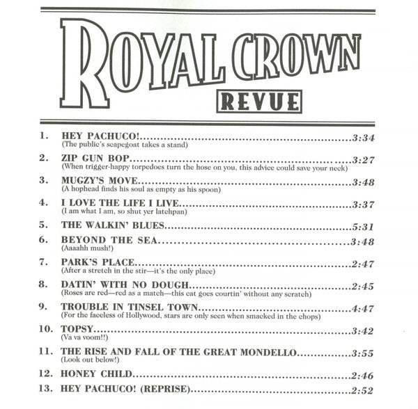 Royal Crown Revue : Mugzy's Move (CD, Album, Club)