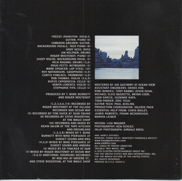 Freedy Johnston : Blue Days Black Nights (HDCD, Album, Enh)