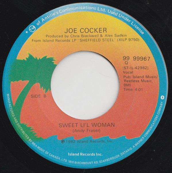 Joe Cocker And Jennifer Warnes : Up Where We Belong (7", Single)