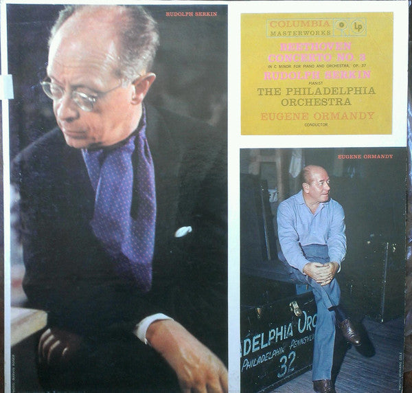 Ludwig Van Beethoven, Rudolf Serkin, Eugene Ormandy Conducts The Philadelphia Orchestra : Concerto No 3 In C Minor For Piano And Orchestra (LP)