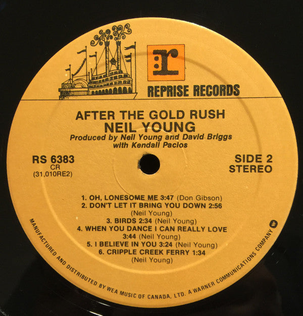 Neil Young : After The Gold Rush (LP, Album, RE, Cin)